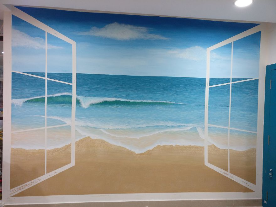 Simsum Arts Wall Murals - Twin Artists N Dentists