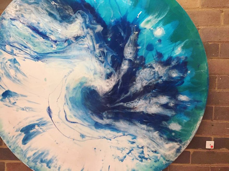 I Use Mineral Crystals And Seashells To Create Abstract Seascapes