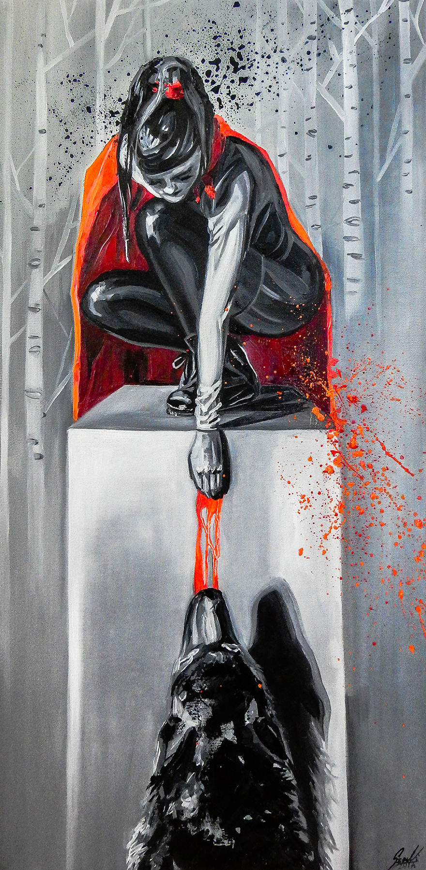 Little Red Riding Hood And The Wolf