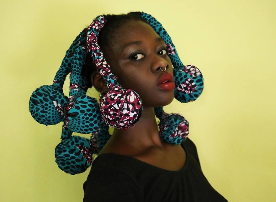 The Ivorian Artist Sculpts Her Hair To Match The Expressions In Her Mind