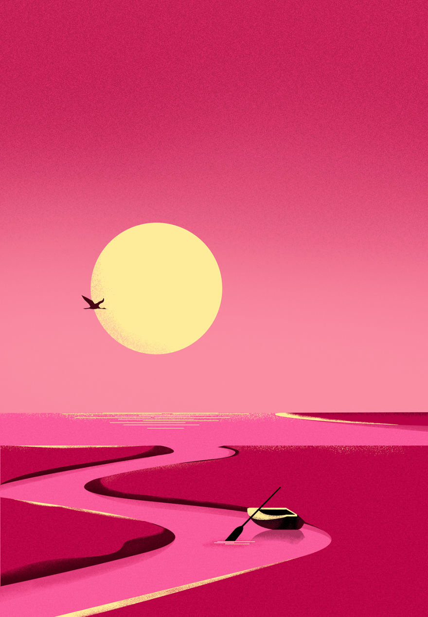 The Incredible Landmarks With Minimal Art Style. The Incredible Landmarks With Minimal Art Style.