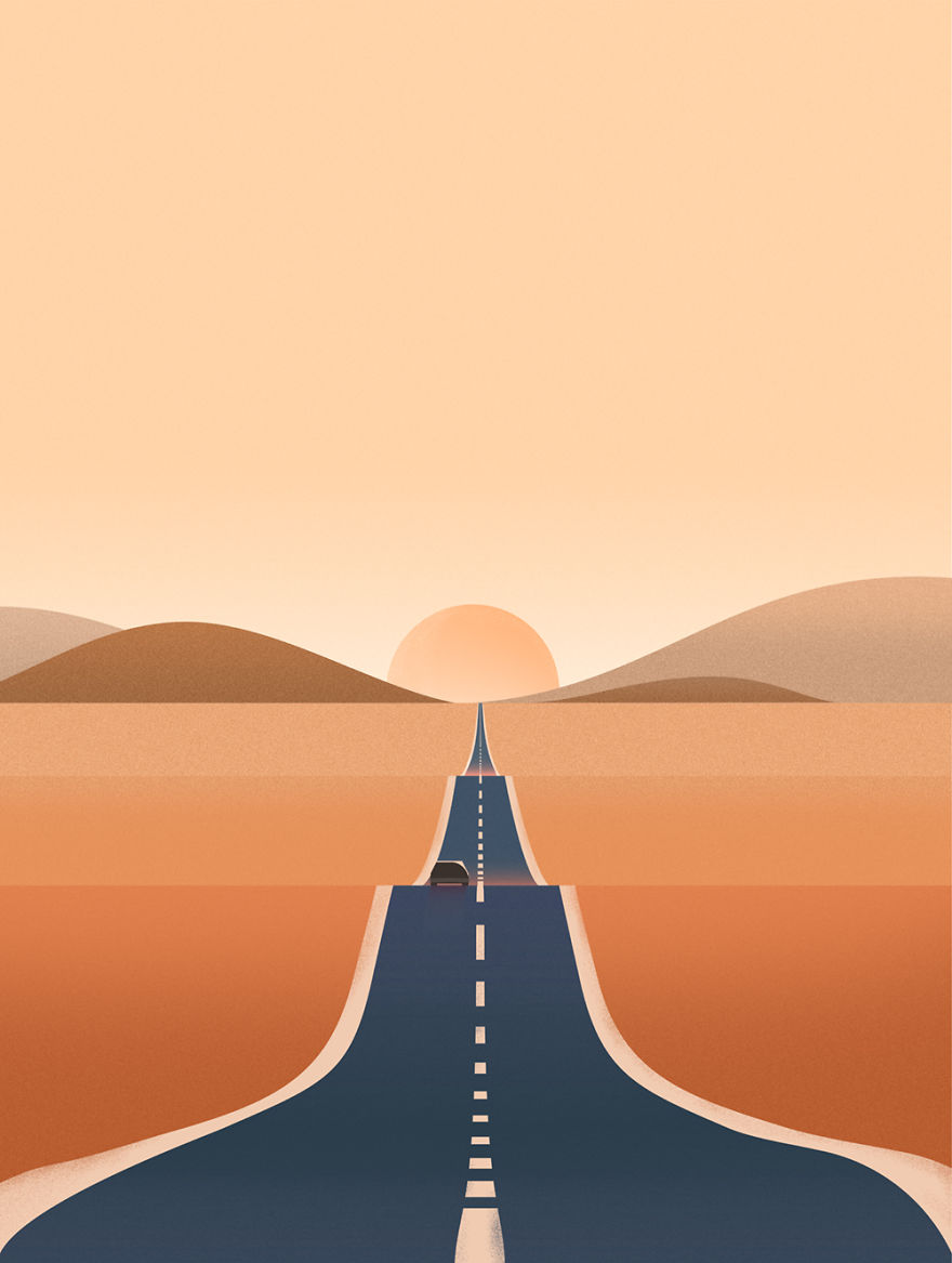 The Incredible Landmarks With Minimal Art Style.