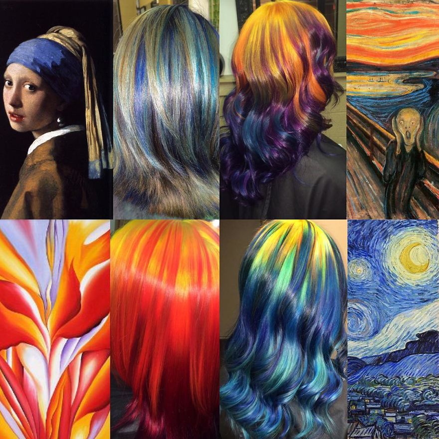This Woman Recreated Van Gogh's 'starry Night' On Hair And I'm Floored This Woman Recreated Van Gogh's 'starry Night' On Hair And I'm Floored