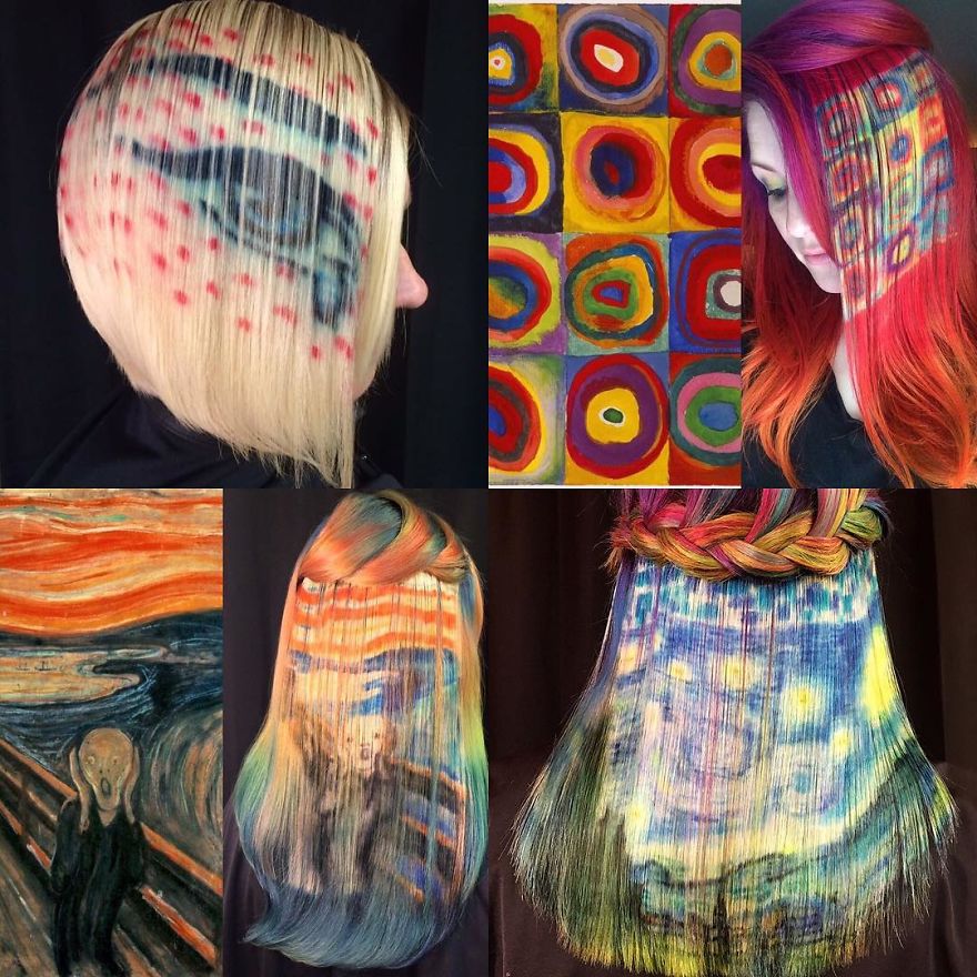 This Woman Recreated Van Gogh's 'starry Night' On Hair And I'm Floored This Woman Recreated Van Gogh's 'starry Night' On Hair And I'm Floored