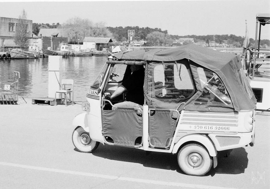 My First B&w Film And The Sea Coast