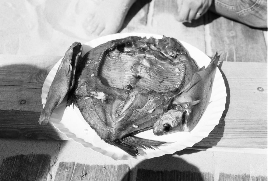 My First B&w Film And The Sea Coast