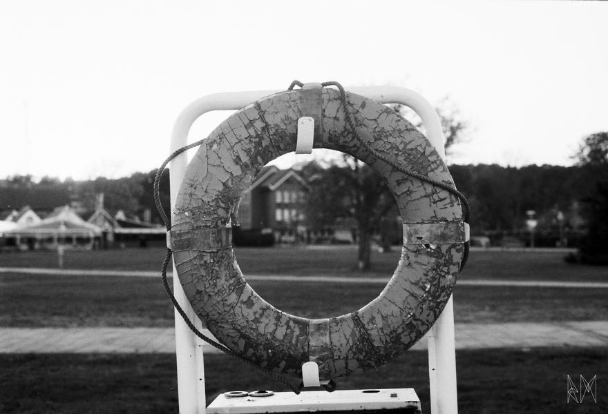 My First B&w Film And The Sea Coast