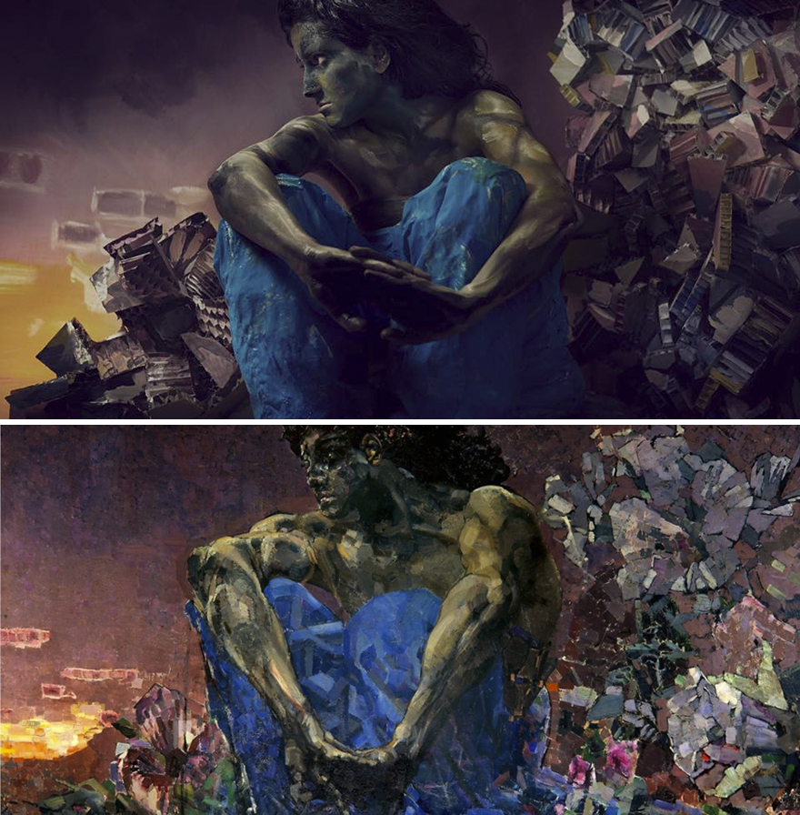 Into The Canvas: One Model, Incredible Makeup, And No Photoshop