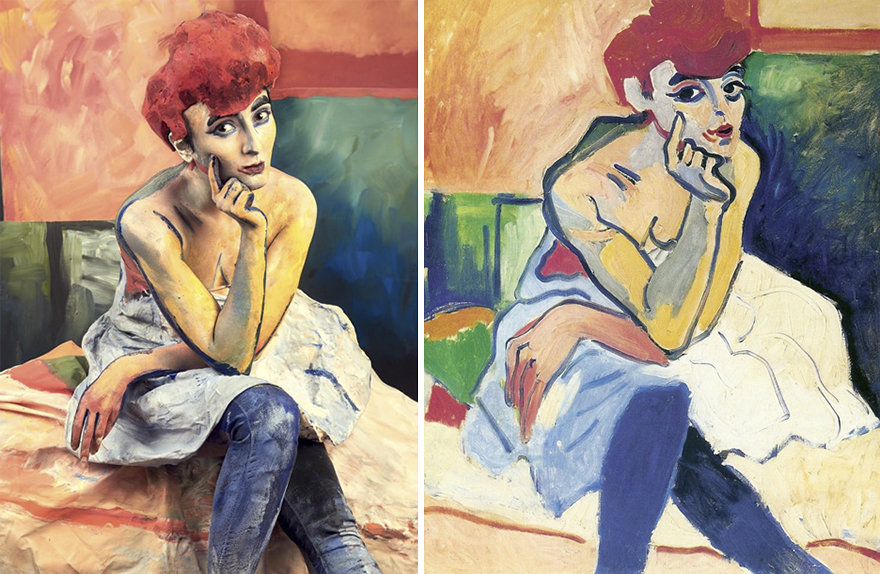 Into The Canvas: One Model, Incredible Makeup, And No Photoshop