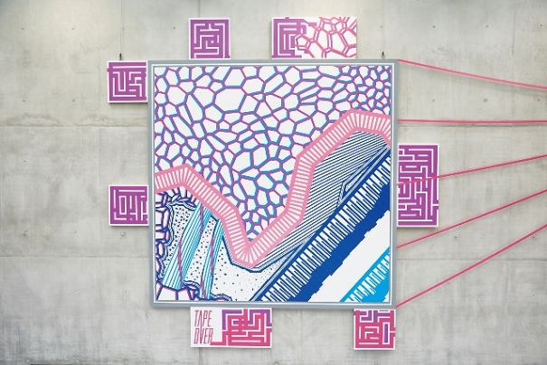 You Won't Believe What These 6 Artists Did With 3km Of Tape