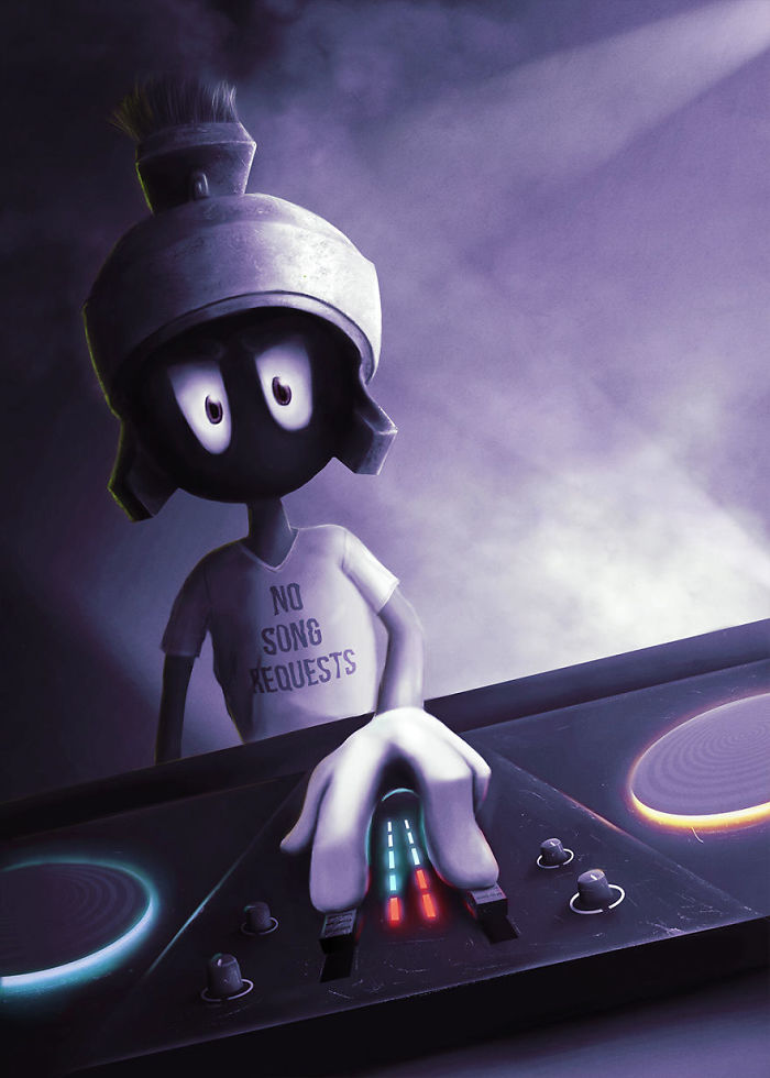 Marvin The Martian As A Dj