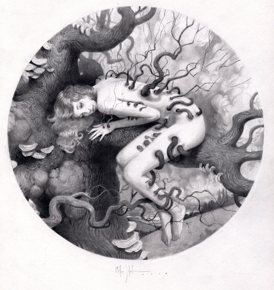 I Love To Try And Capture Dream Like Images In Pencil