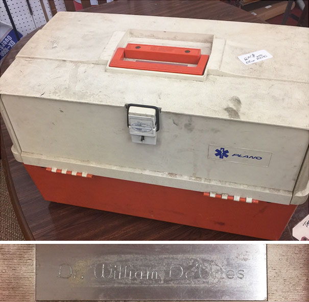 Got This For $14.99. The Name Plate Reads: "Dr. William DeVries." He Was The Lead Surgeon For The First Implantation Of The First Artificial Heart On December 2, 1982