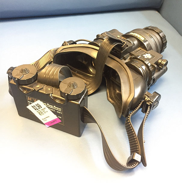 "They're Not That Noticeable On Your Face" - Night Vision Goggles, $3