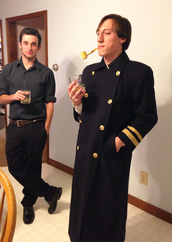 Apparently There Was A Ship Captain Who Had No More Need Of His Coat