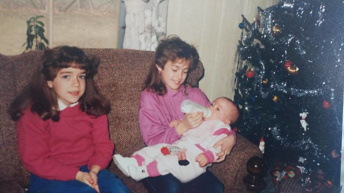 Our Mom Worked For Hours To Achieve These Bangs