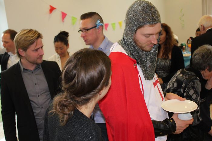 Guy Makes Best Friend Think Son's Christening Is A Costume Party, Hilarity Ensues Guy Makes Best Friend Think Son's Christening Is A Costume Party, Hilarity Ensues