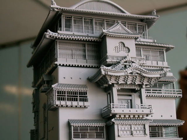 Incredibly Detailed Model Of The Bath House From Miyazaki's Spirited Away Incredibly Detailed Model Of The Bath House From Miyazaki's Spirited Away