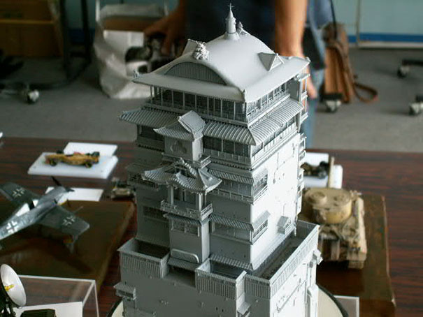 Incredibly Detailed Model Of The Bath House From Miyazaki's Spirited Away