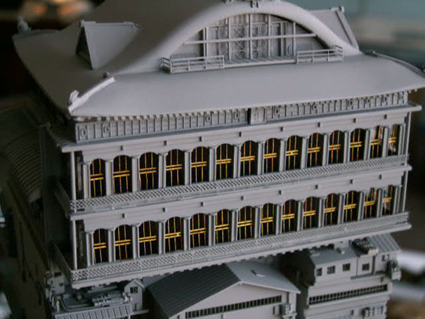 Incredibly Detailed Model Of The Bath House From Miyazaki's Spirited Away Incredibly Detailed Model Of The Bath House From Miyazaki's Spirited Away