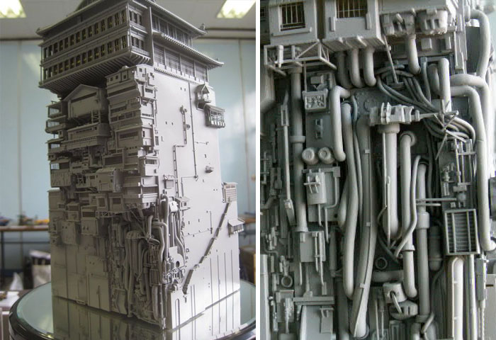 Incredibly Detailed Model Of The Bath House From Miyazaki’s Spirited Away
