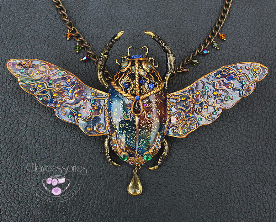 I Create These Magical Beetles From Polymer Clay