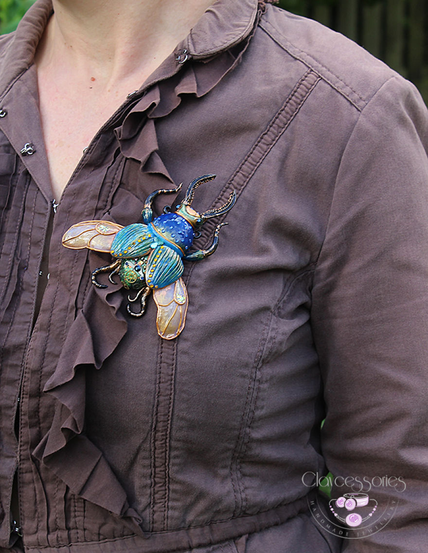 I Create These Magical Beetles From Polymer Clay