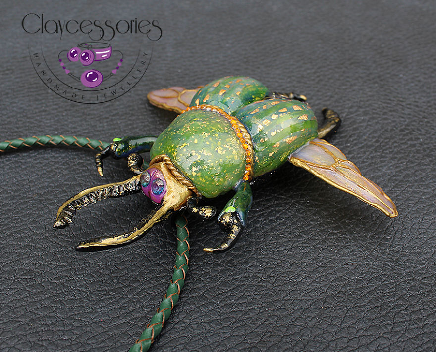I Create These Magical Beetles From Polymer Clay