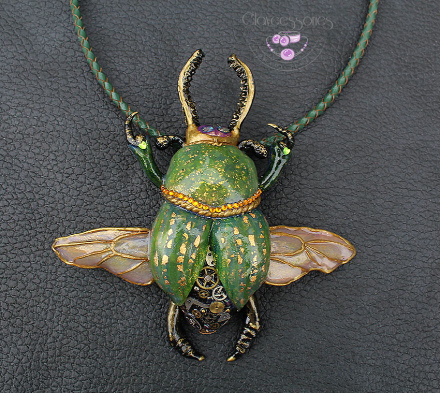 I Create These Magical Beetles From Polymer Clay
