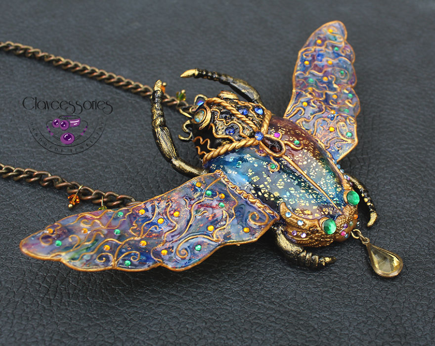 I Create These Magical Beetles From Polymer Clay