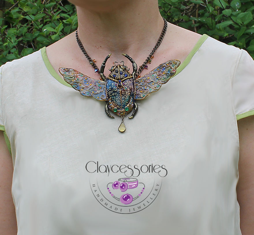 I Create These Magical Beetles From Polymer Clay