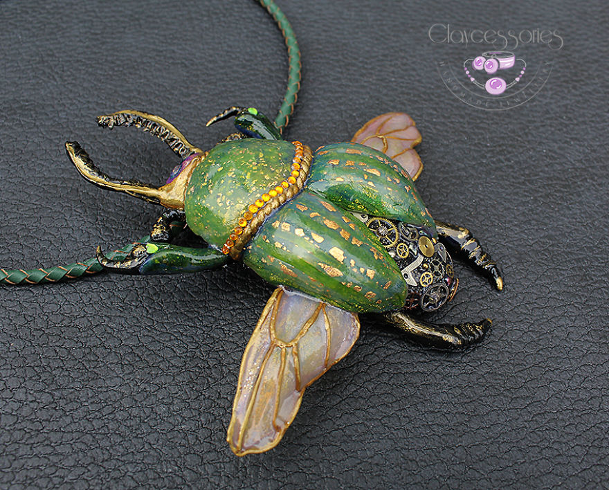 I Create These Magical Beetles From Polymer Clay