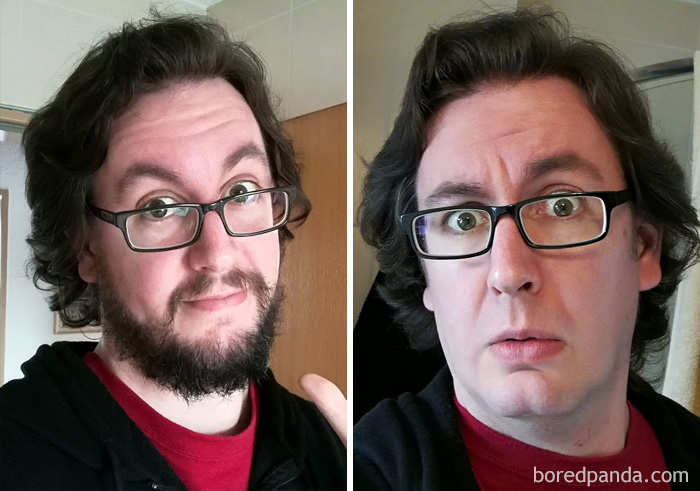 That Moment Shortly After A 'Trim' Where You Realise You Looked Better With The Beard