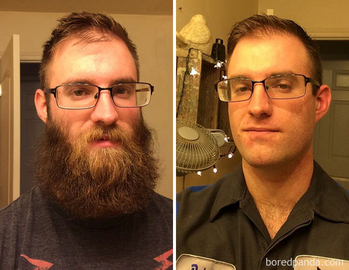 What A Difference A Beard Made On Me! What The Hell, I'll Grow It Back