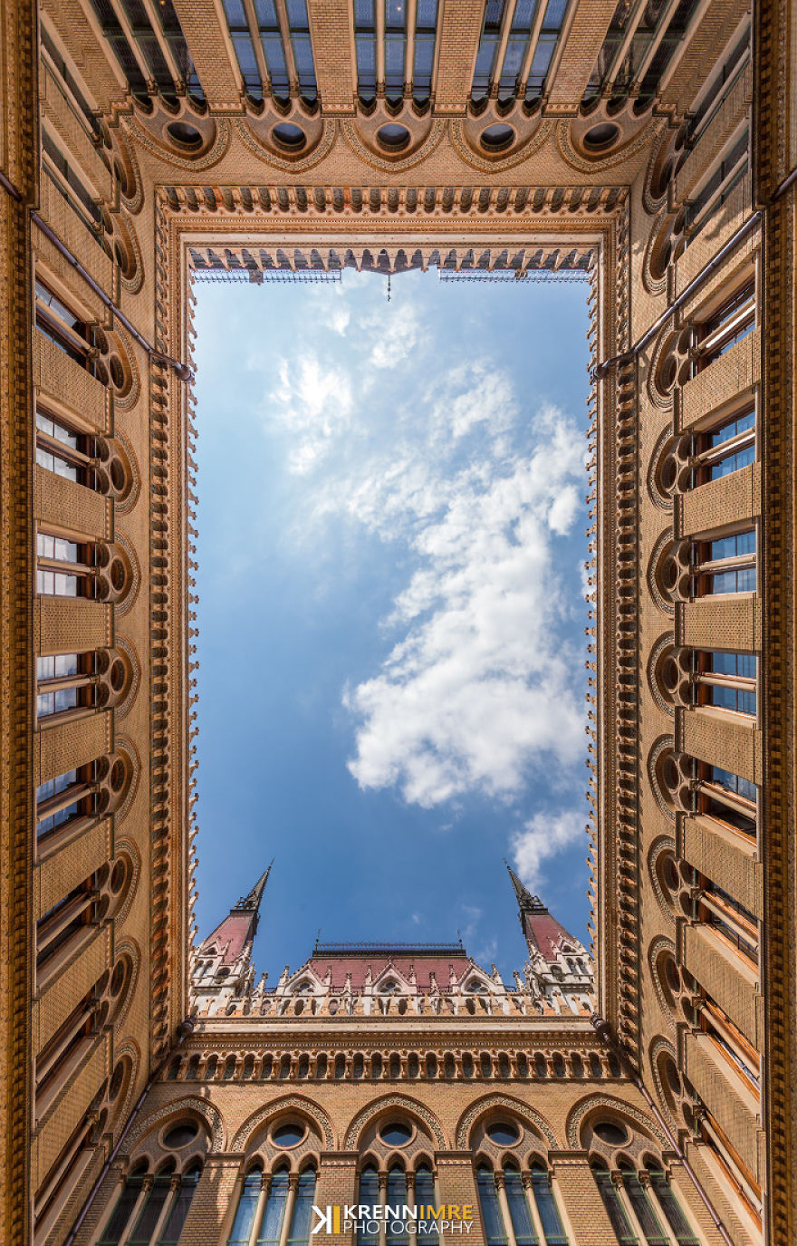 The Inner Courtyard Of The Parliament