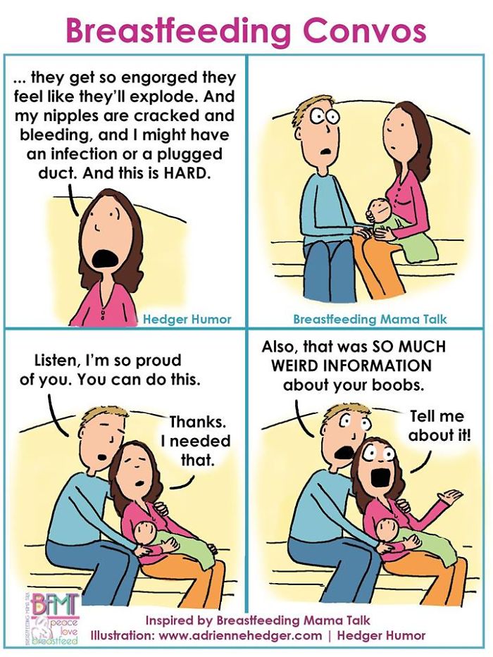 Breastfeeding Cartoons We Can All Relate To!