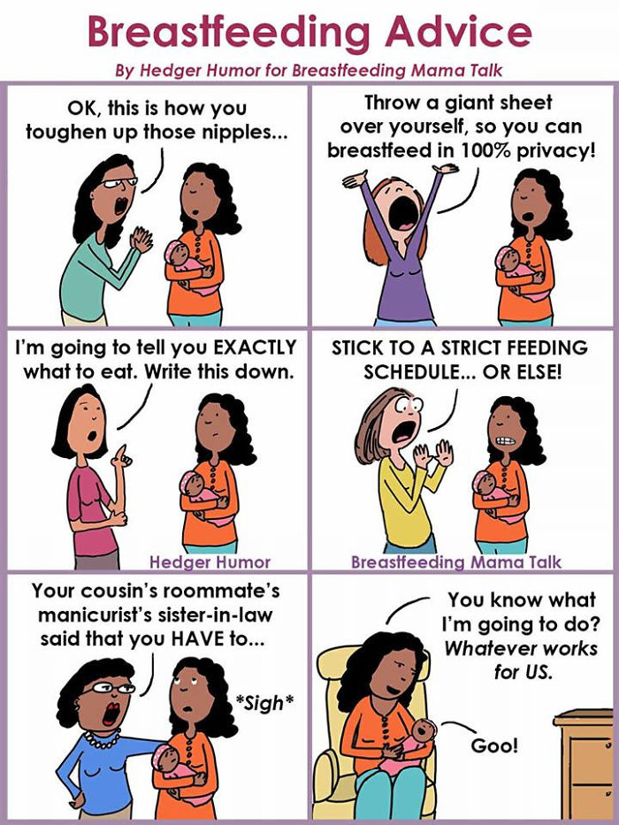 Breastfeeding Cartoons We Can All Relate To!