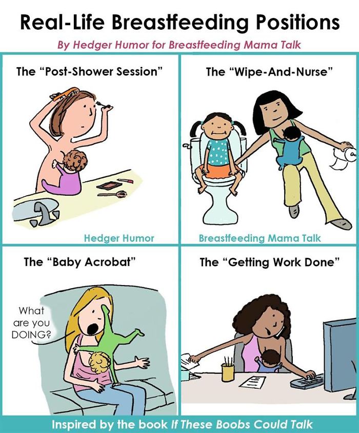 Breastfeeding Cartoons We Can All Relate To! Breastfeeding Cartoons We Can All Relate To!