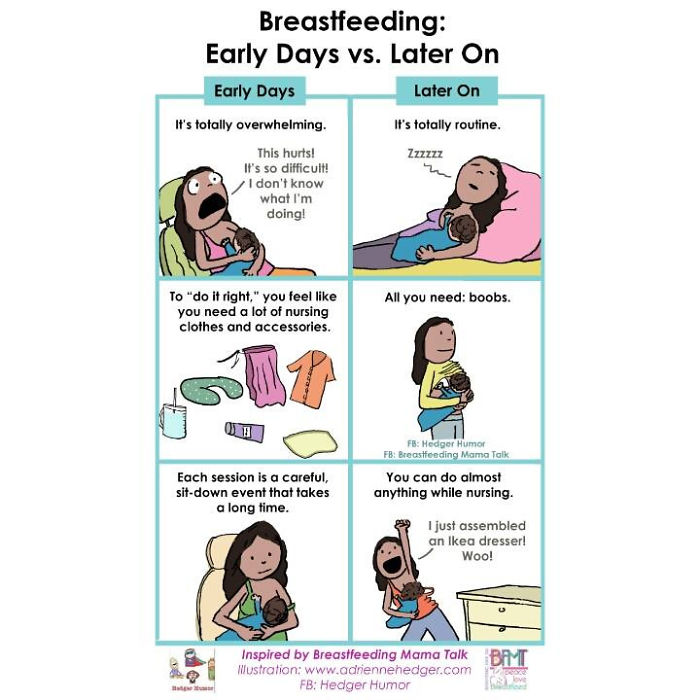 Breastfeeding Cartoons We Can All Relate To!
