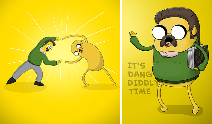 I Fused Different Cartoon Characters Into One