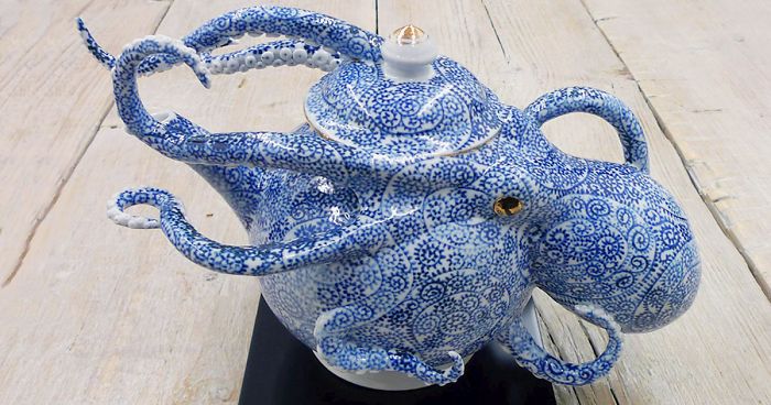 Half-Octopus, Half-Pottery: Japanese Artist Creates Ceramics That Blur The Line Between Function And Form