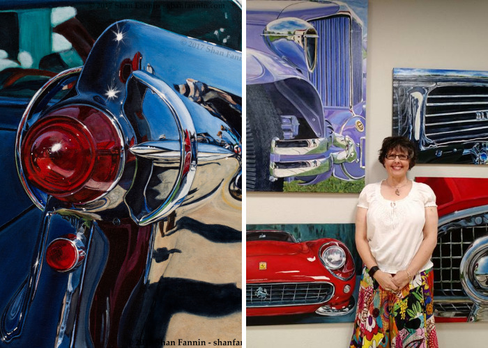 Artist Mixes Realism With Abstraction In Vehicle Paintings