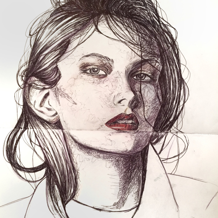 I Draw Beautiful People And Things Around Me With Colour Pencils And Ball Pen