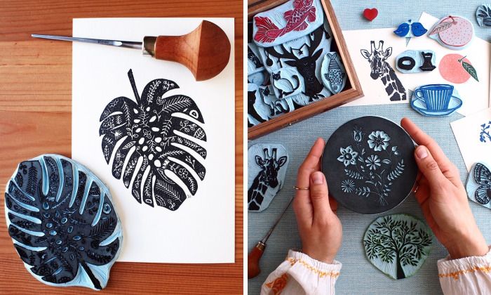 I Make Handprints And Hand Carvings Inspired By Nature, Culinary, Travel And The Beauties Of Life