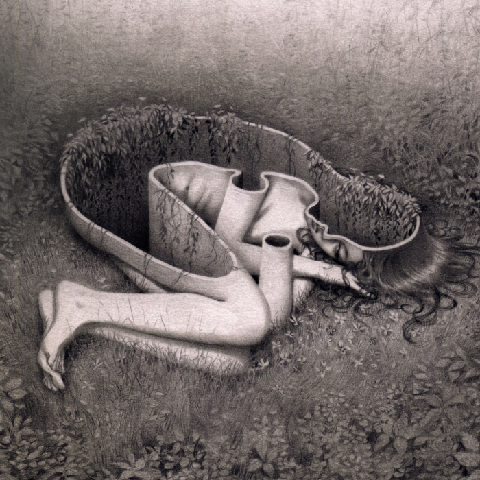 I Capture Dream-Like Images Using A Graphite Pencil