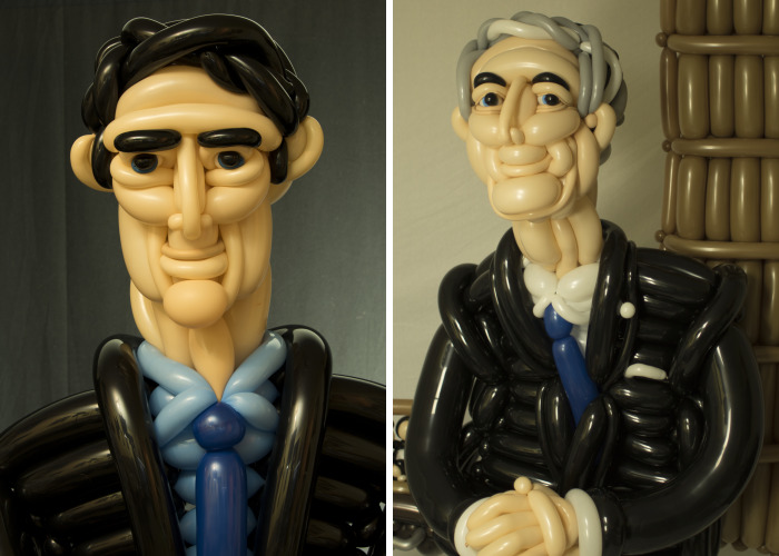 Balloon Prime Ministers Mark The 150th Anniversary Of The Confederation Of Canada