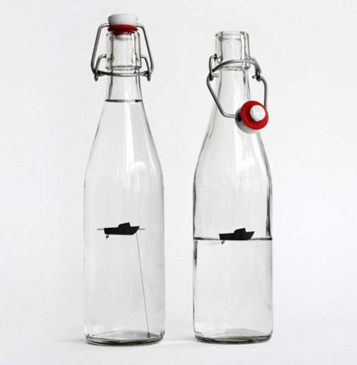 Fishing Boat Water Bottle