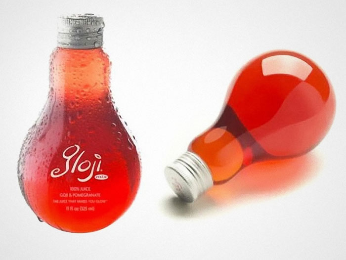The Unusual Light Bulb Shaped Bottle Is A Nice Reference To The Energy-giving Properties Of The Drink