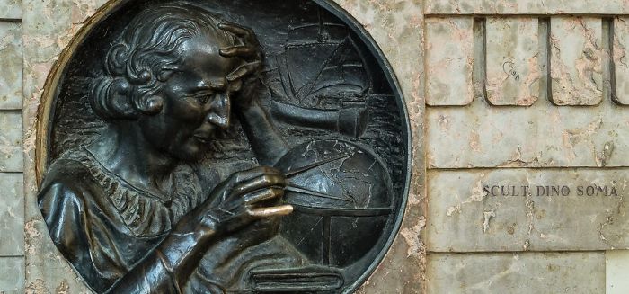 Columbus' Finger In Turin, Italy, Touched By Thousands Of People Since Wwi. It Says It Brings Good Luck..