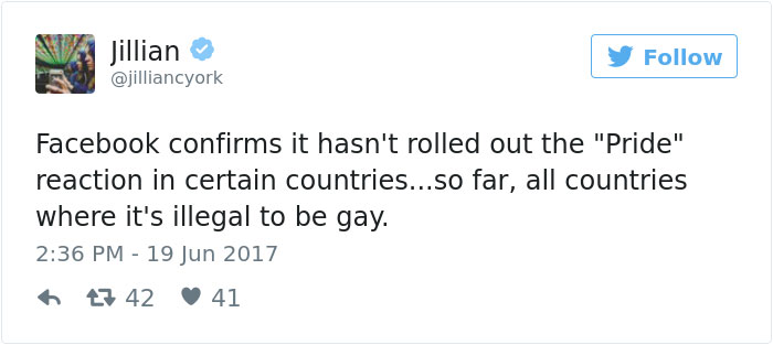 Not Everyone Can Use The New "Pride" Reaction On Facebook, And The Whole World Is Confused Why